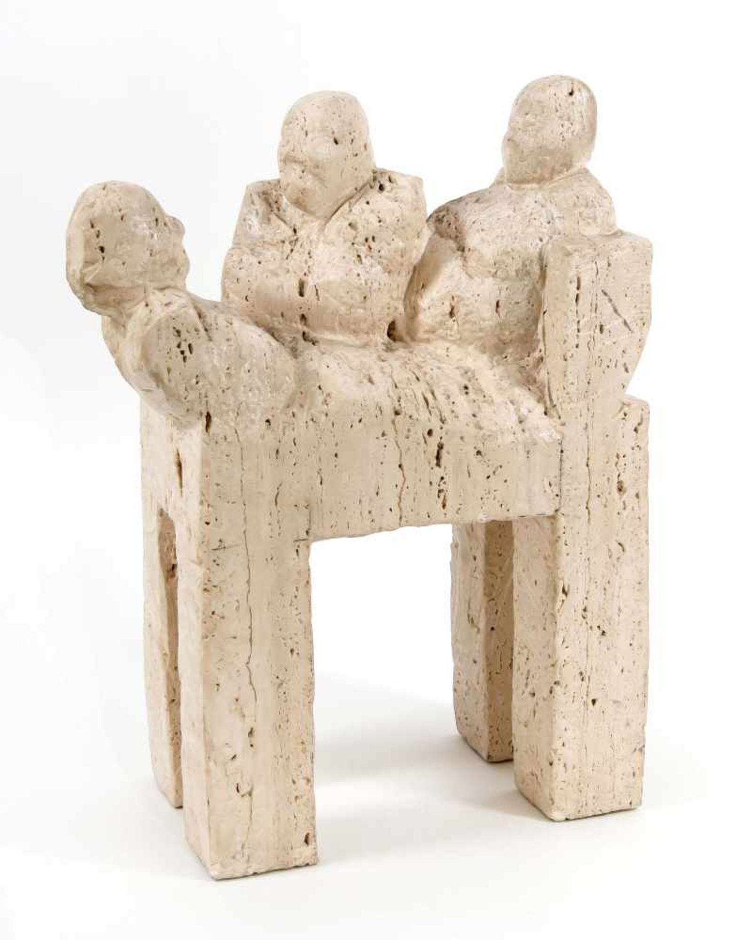 Müller, Hans-Joachim. 1952 Donaueschingen, lebt und arbeitet in Bremen. 3 Figuren imDialog. Heller