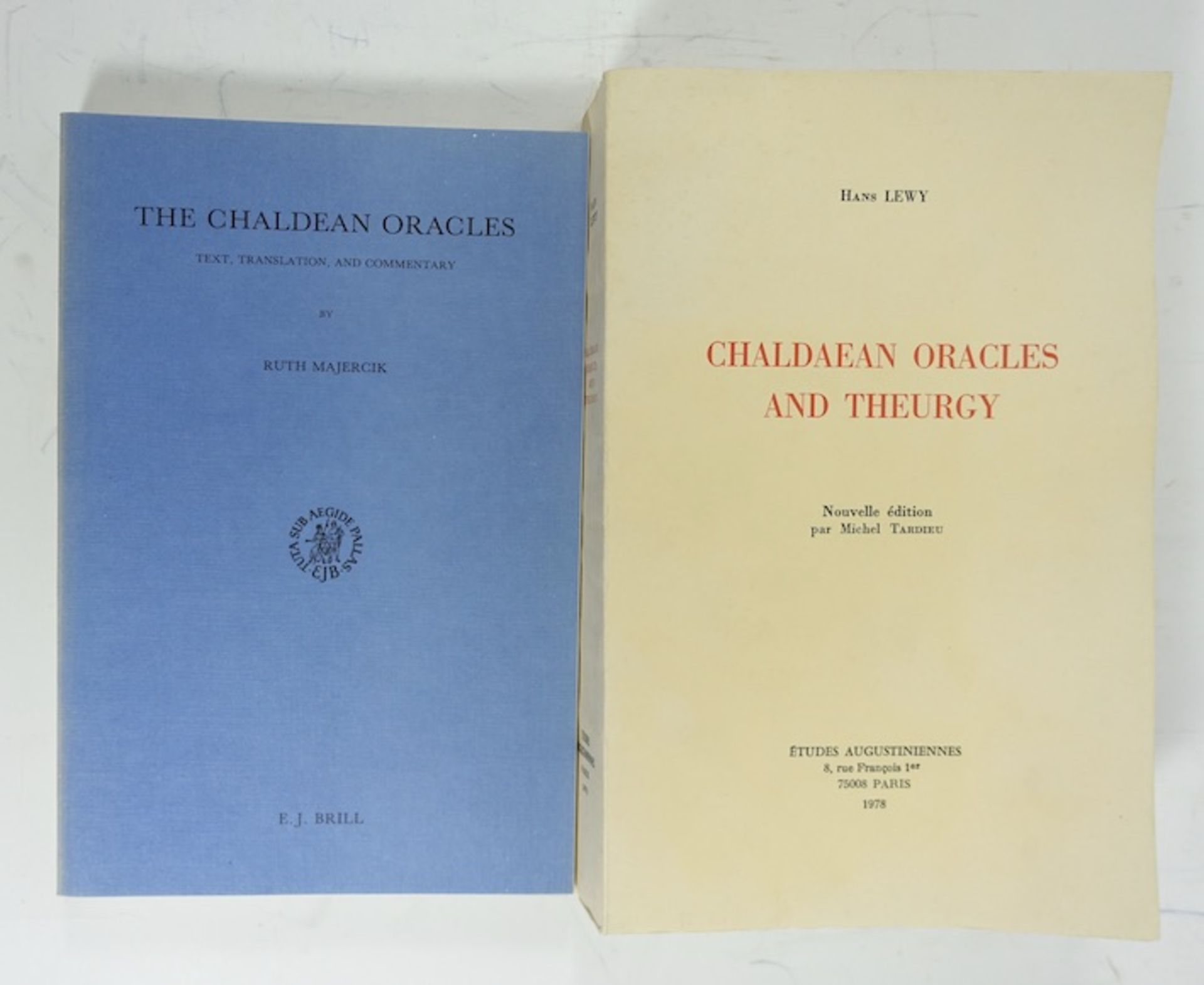 LEWY, H. Chaldaean oracles & theurgy. Mysticism, magic & Platonism in the later Roman Empire.