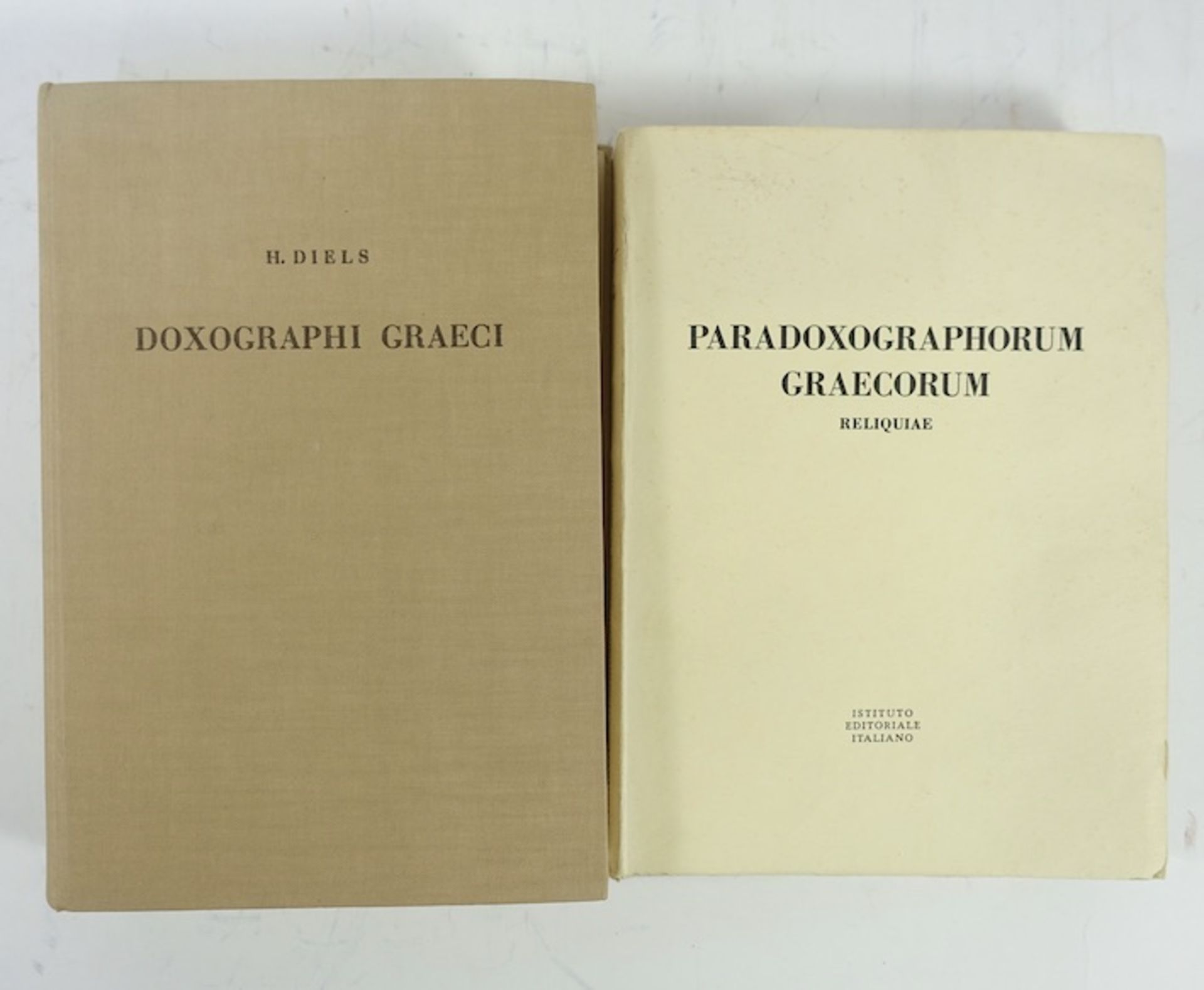 DOXOGRAPHI GRAECI. Collegit rec. proleg. indicibusque instr. H. Diels. Ed. 4a. (Nachdr. 1976).