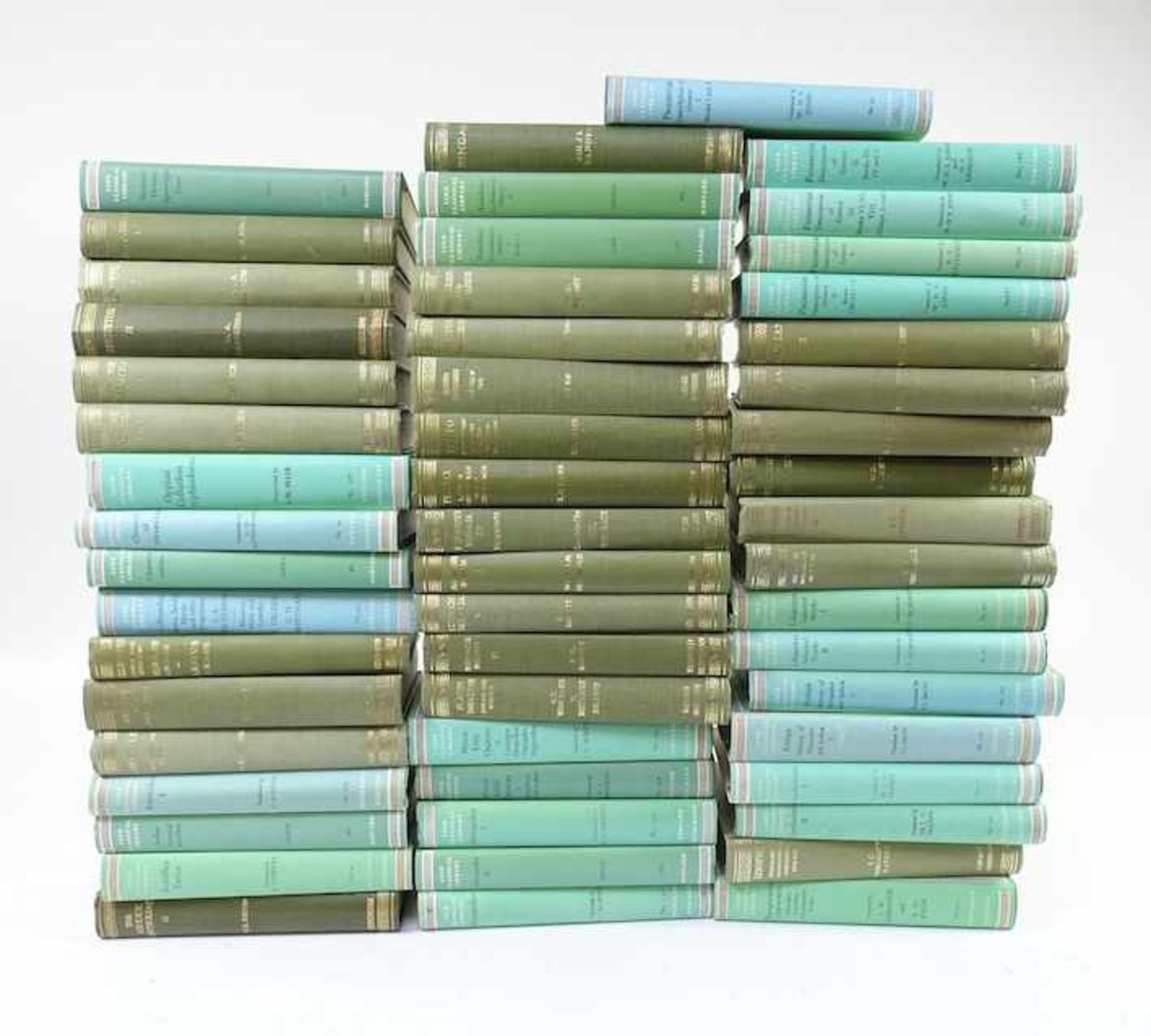 LOEB CLASSICAL LIBRARY. Greek authors. Lond., (1928-2003). 54 vols. of the series (incl. 1