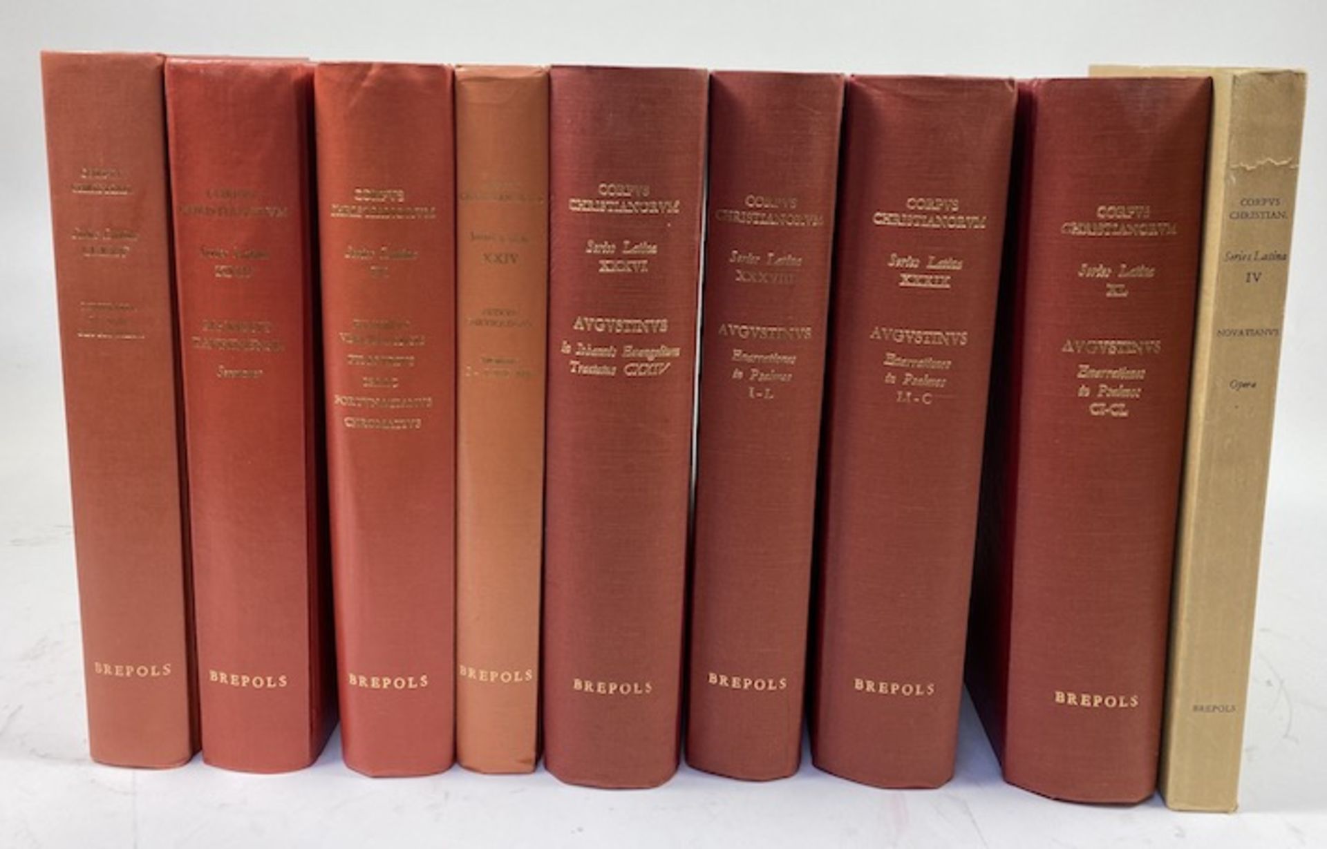 CORPUS CHRISTIANORUM. (Series Latina). -- AUGUSTINUS. Enarrationes in psalmos I-CL. 1956. 3 vols. --