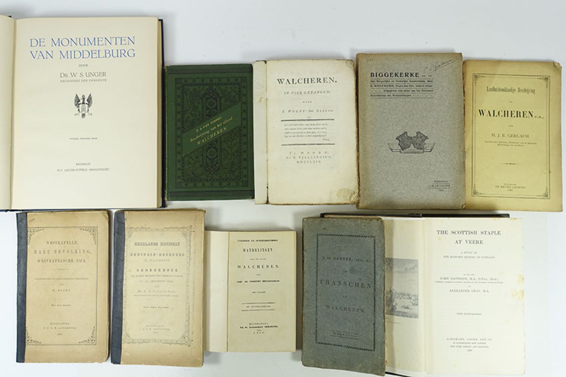 WALCHEREN -- BAART, K. Westkapelle, hare bevolking, Westkapelsche Dijk. 1889. W. 2 fold. maps.