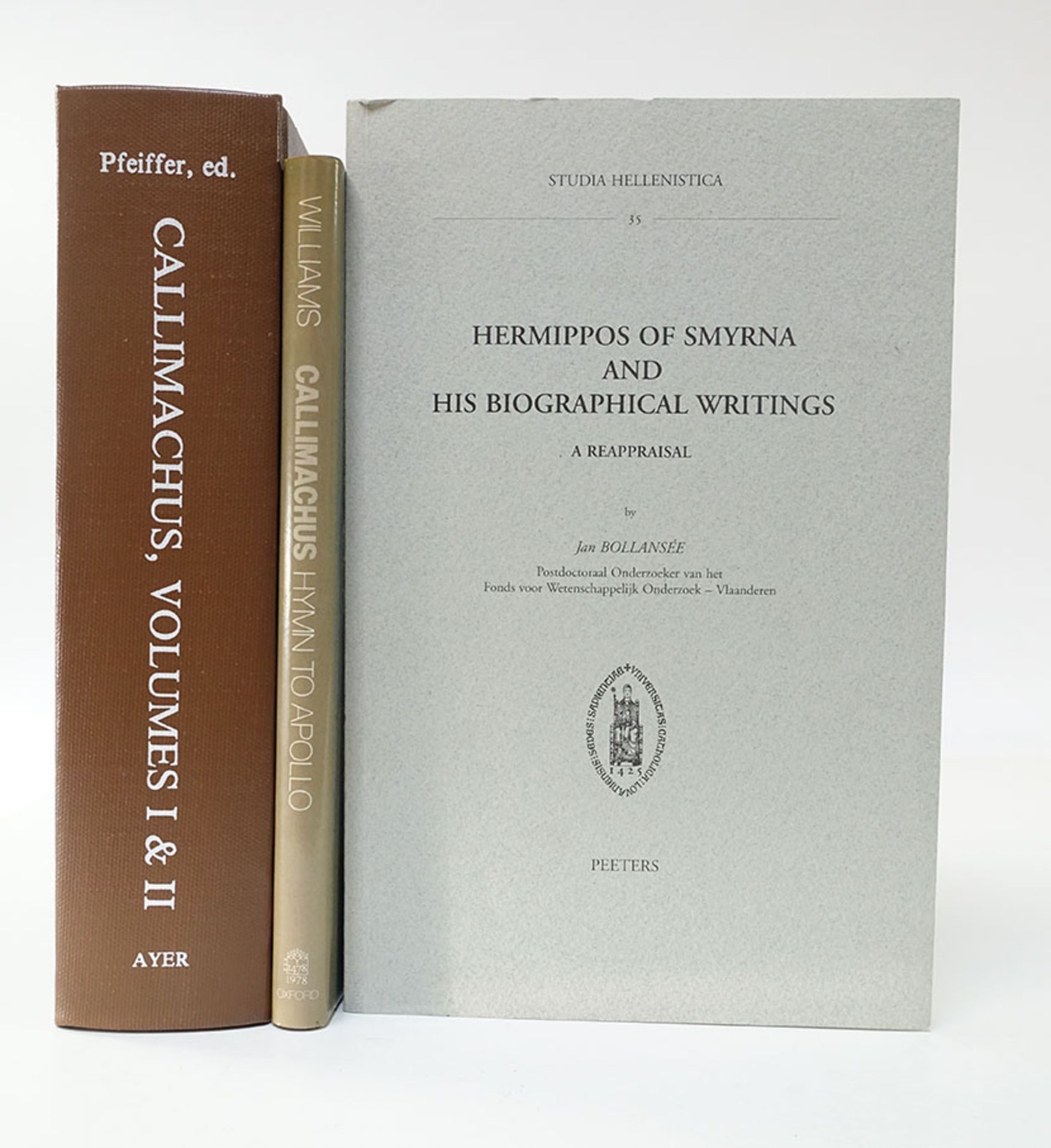 CALLIMACHUS. (Fragmenta; Hymni et Epigrammata). Ed. R. Pfeiffer. (Repr. ed. 1949-53. 1988). 2 in 1