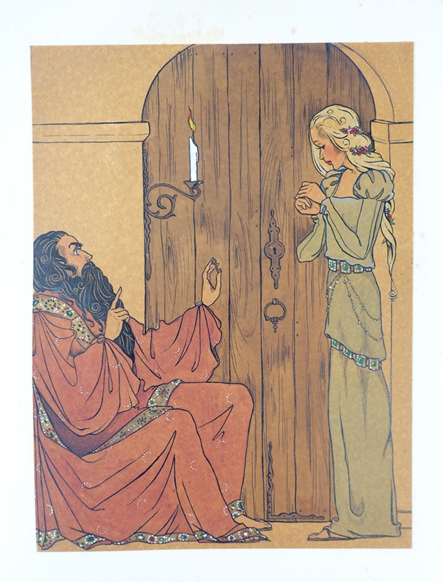 STEINMEYER (?) -- "VIJF SPROOKJES VOOR MOEDER. Boekbinderij Fa. K.A. Loth, 1941". 25 pp. Fairy tale - Bild 3 aus 3