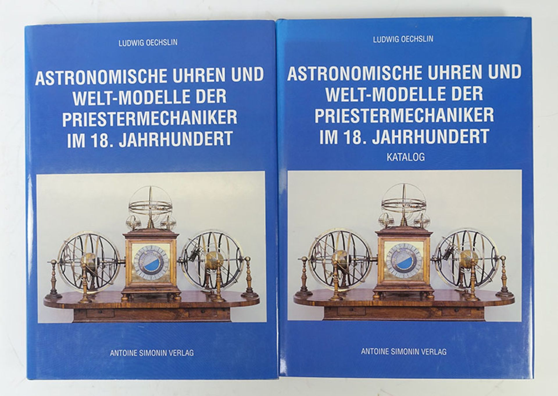 OECHSLIN, L. Astronomische Uhren und Welt-Modelle der Priestermechaniker im 18. Jh. Neuchâtel, (
