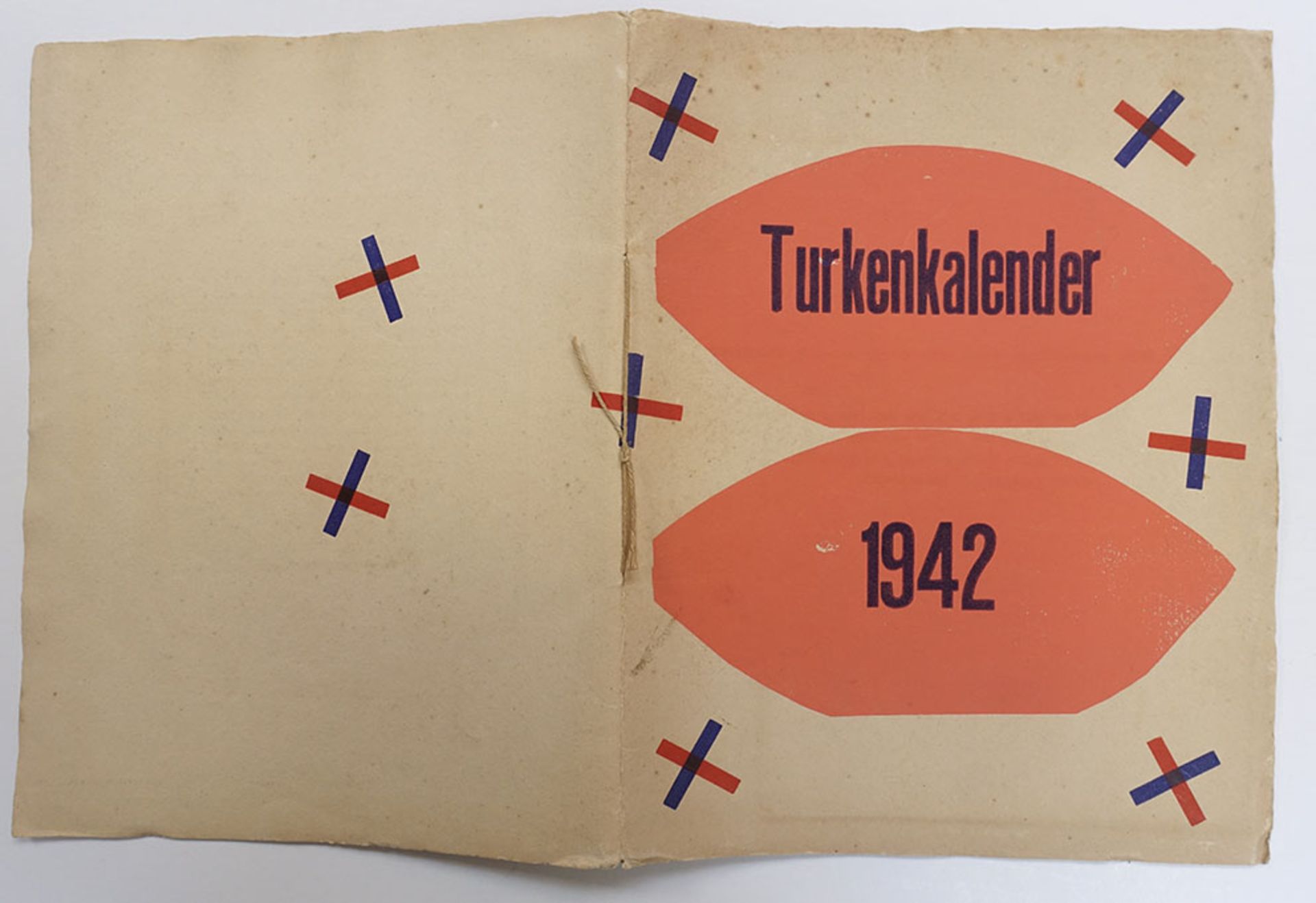 WERKMAN -- TURKENKALENDER 1942. (Samengest. d. A. Buning. N.pl. (Heerenveen), De Blauwe Schuit,