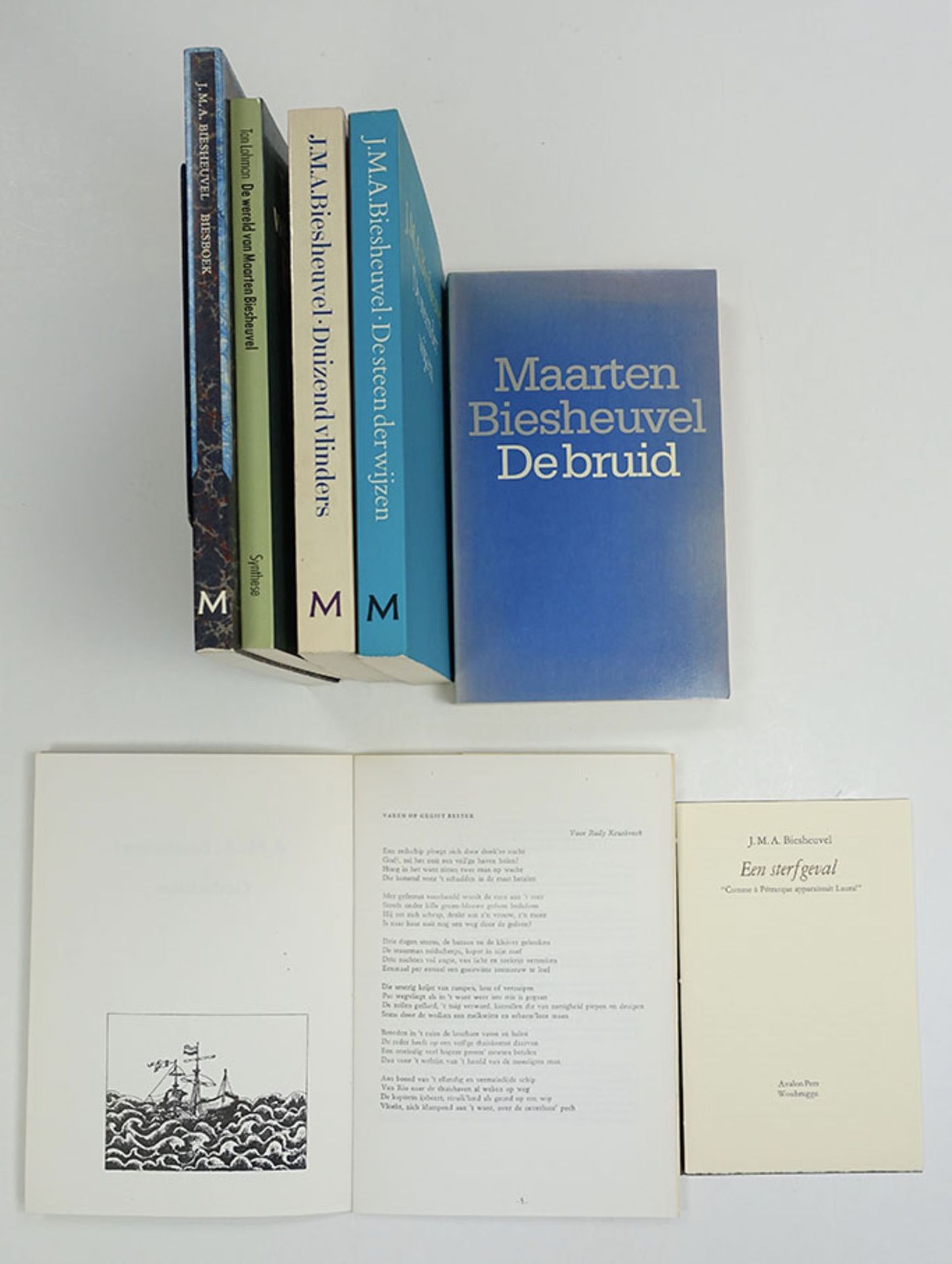 BIESHEUVEL, J.M.A. Gedichten. (C. Templum-Domus, 1976). 12 pp. W. 2 ill. Owrps. Xeroxed poems