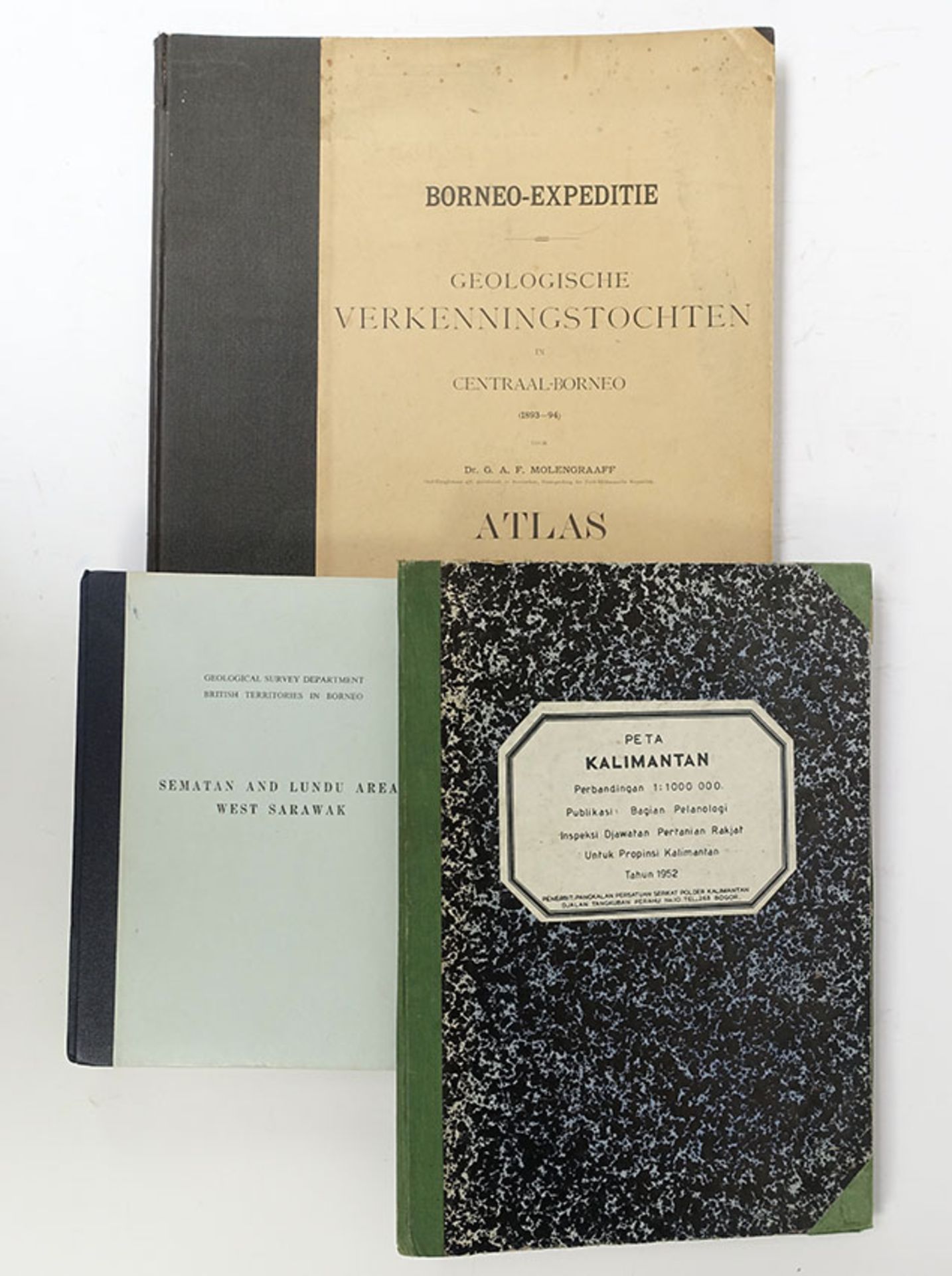 BORNEO -- MOLENGRAAFF, G.A.F. Borneo-expeditie. Geologische verkenningstochten in Centraal-Borneo (