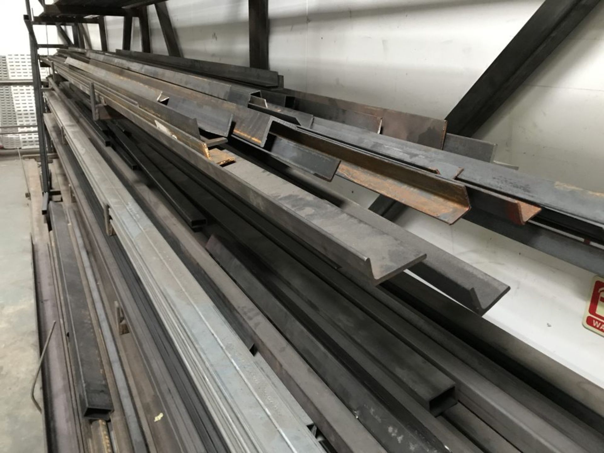 A quantity of steel and aluminium