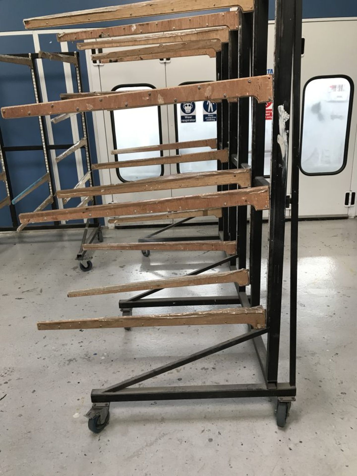 4 large, heavy duty mobile drying racks - Image 3 of 9