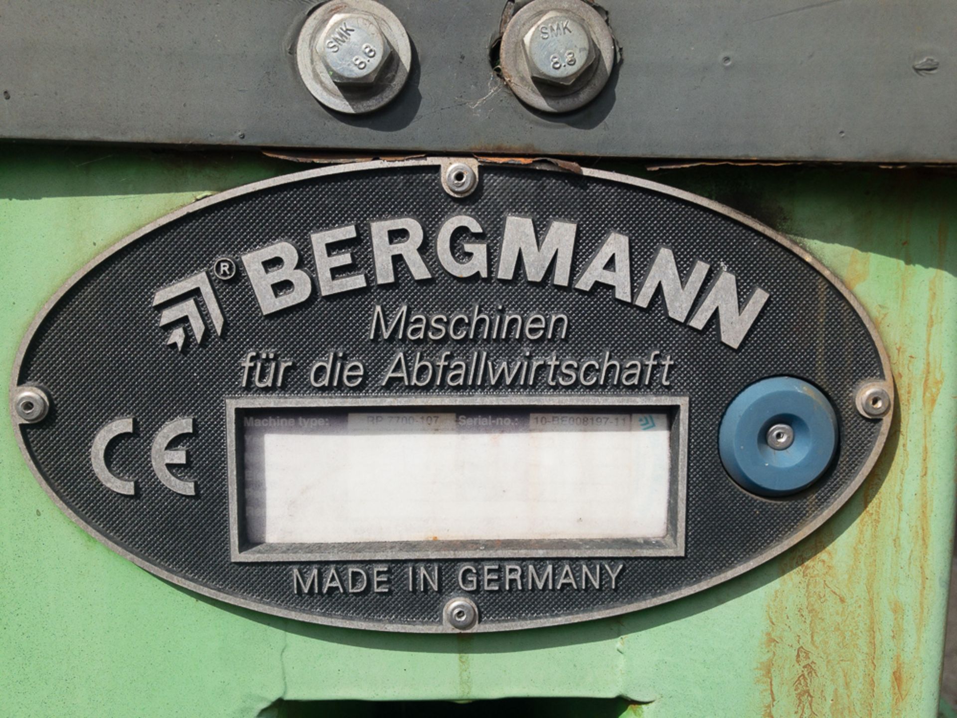 Bergmann RR 7700 107 stationary roll packer - Image 7 of 19