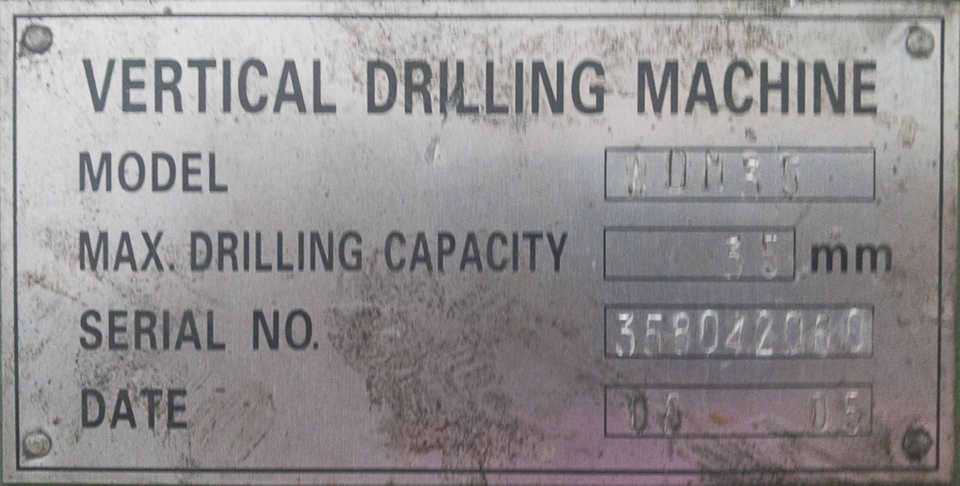 2005 Warco WDM35 pillar drill - Bild 3 aus 11
