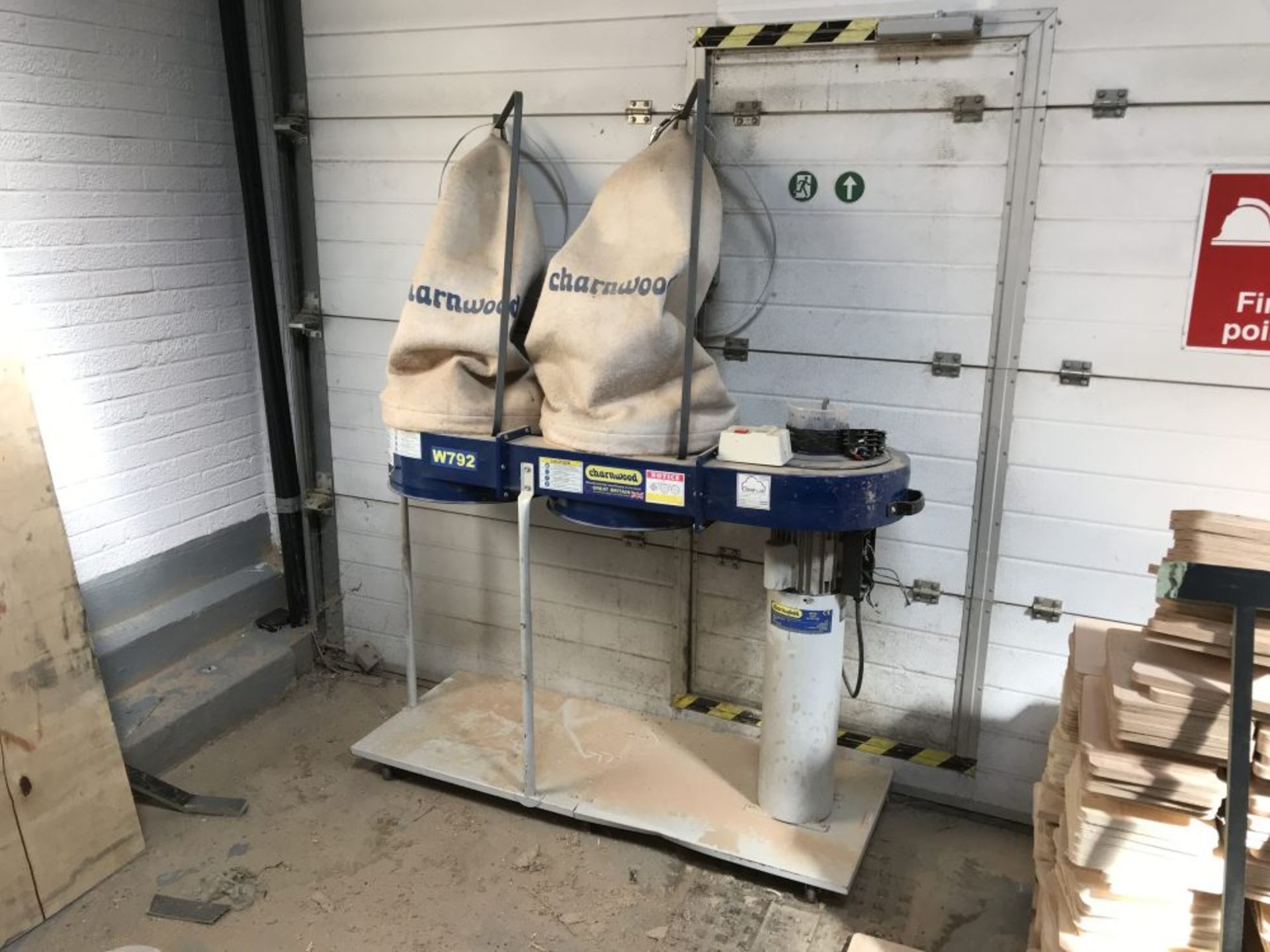 Charnwood W792 double bag dust extractor in need of repair