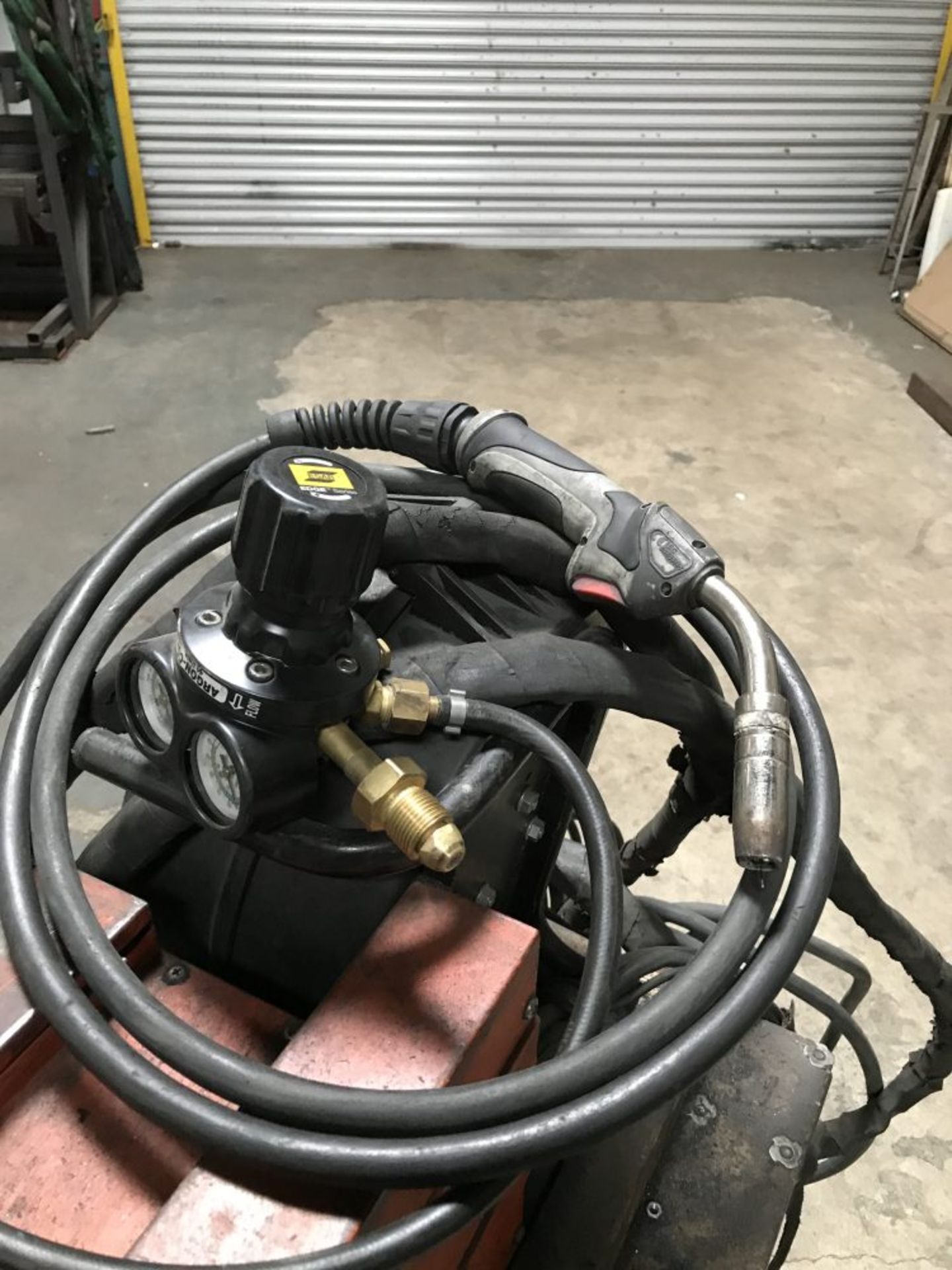 SWP MIG 300S + WF400 welding set with regulator, torch, hose and trolley - Image 4 of 8