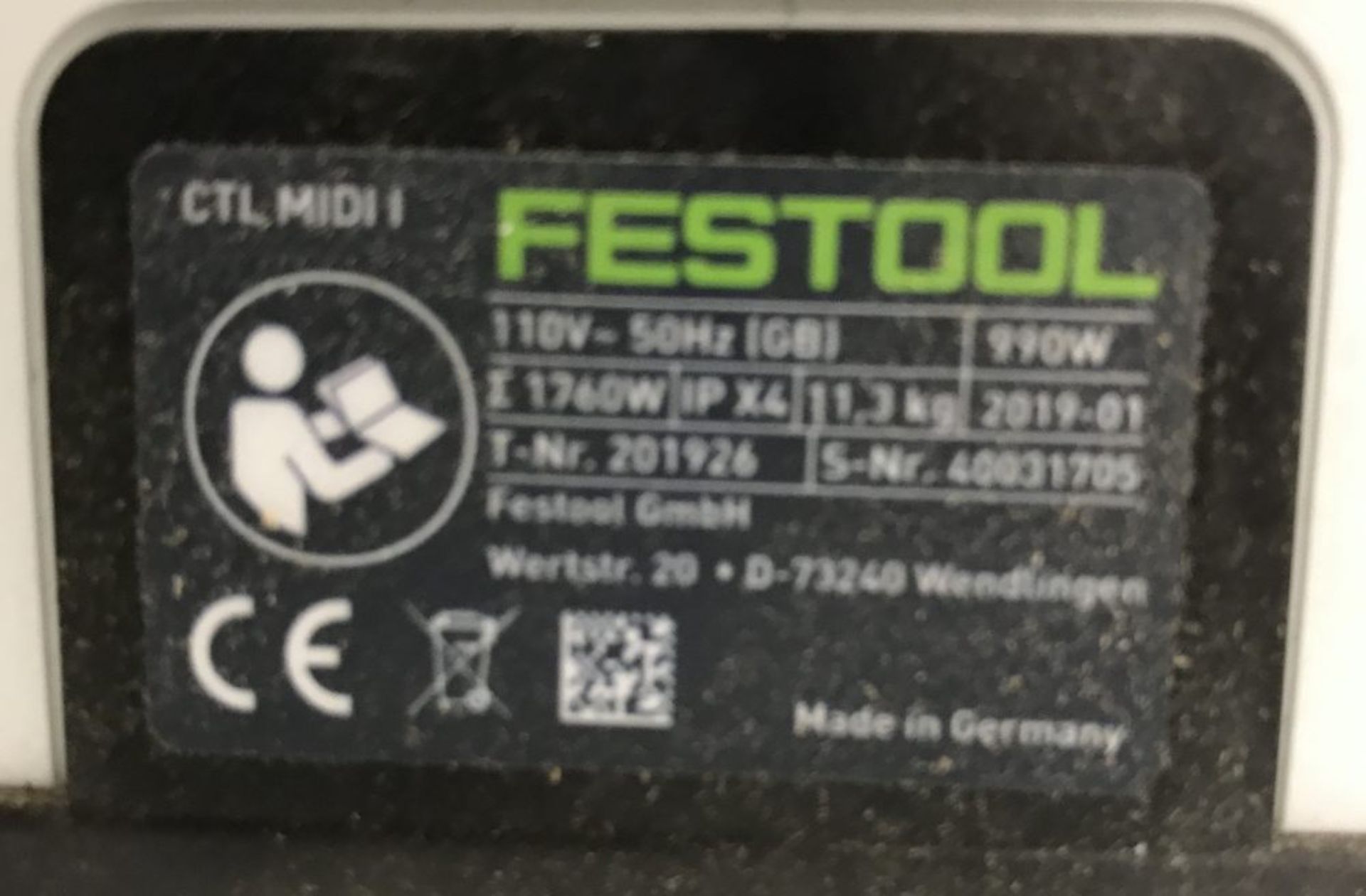 Festool CTL Midi 1 extractor, 110V - Image 6 of 6