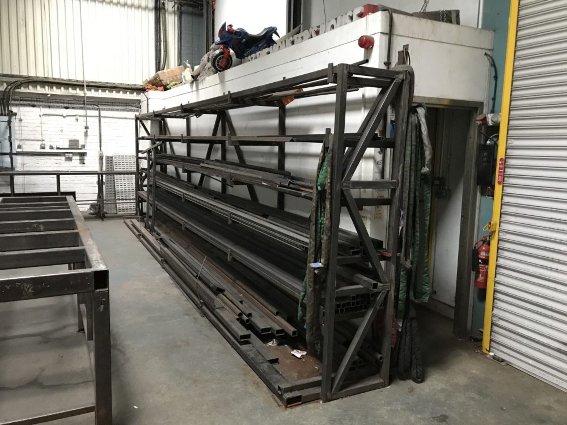 4 steel racks