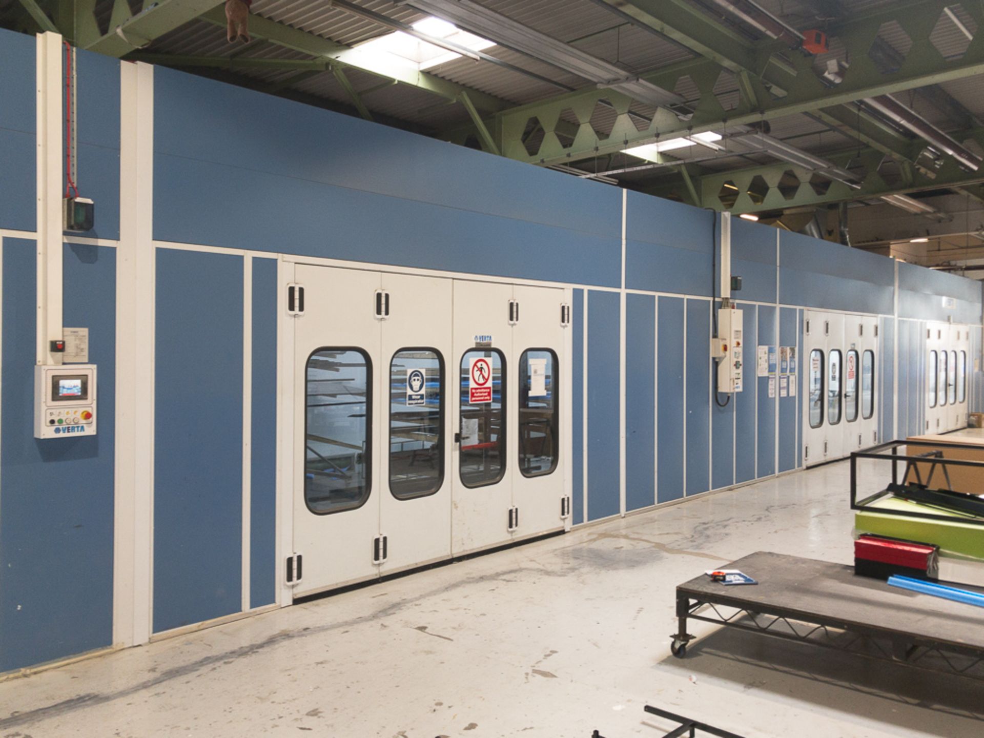 2018 2 no. Verta Super Prestige paint spray booths, a Super Conqueror drying oven & a paint room - Bild 31 aus 42