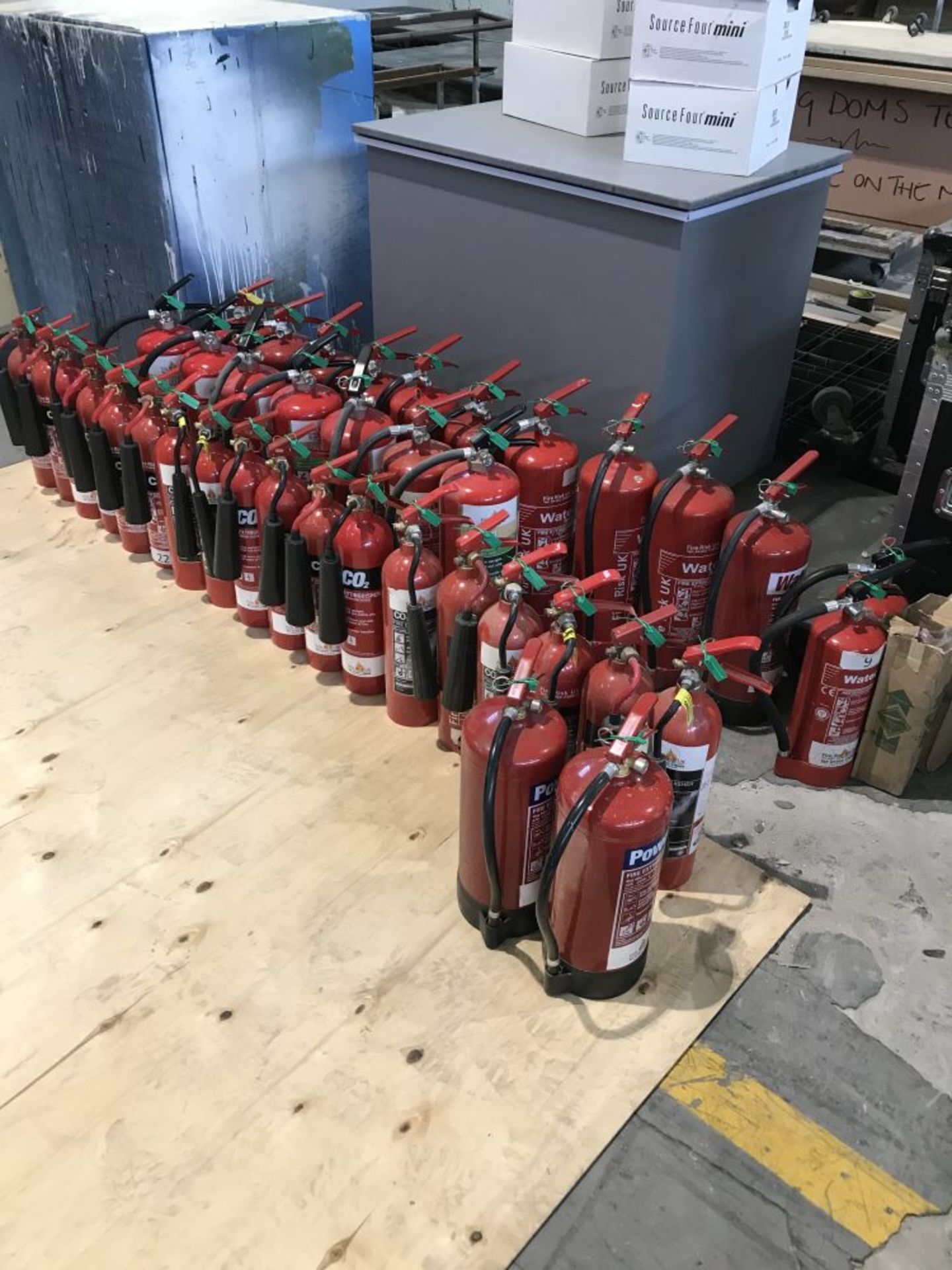 80 Fire extinguishers