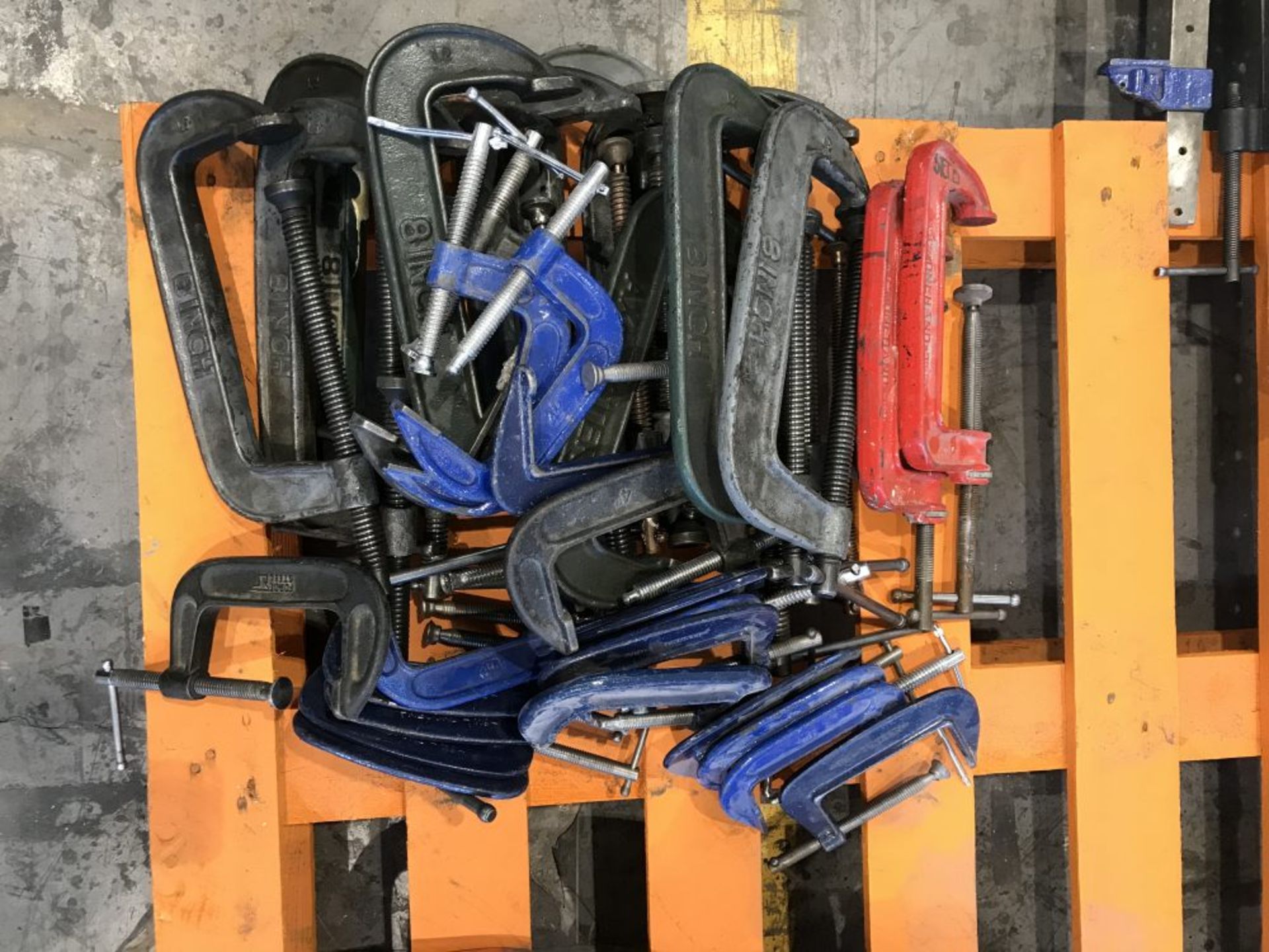 30 various G clamps