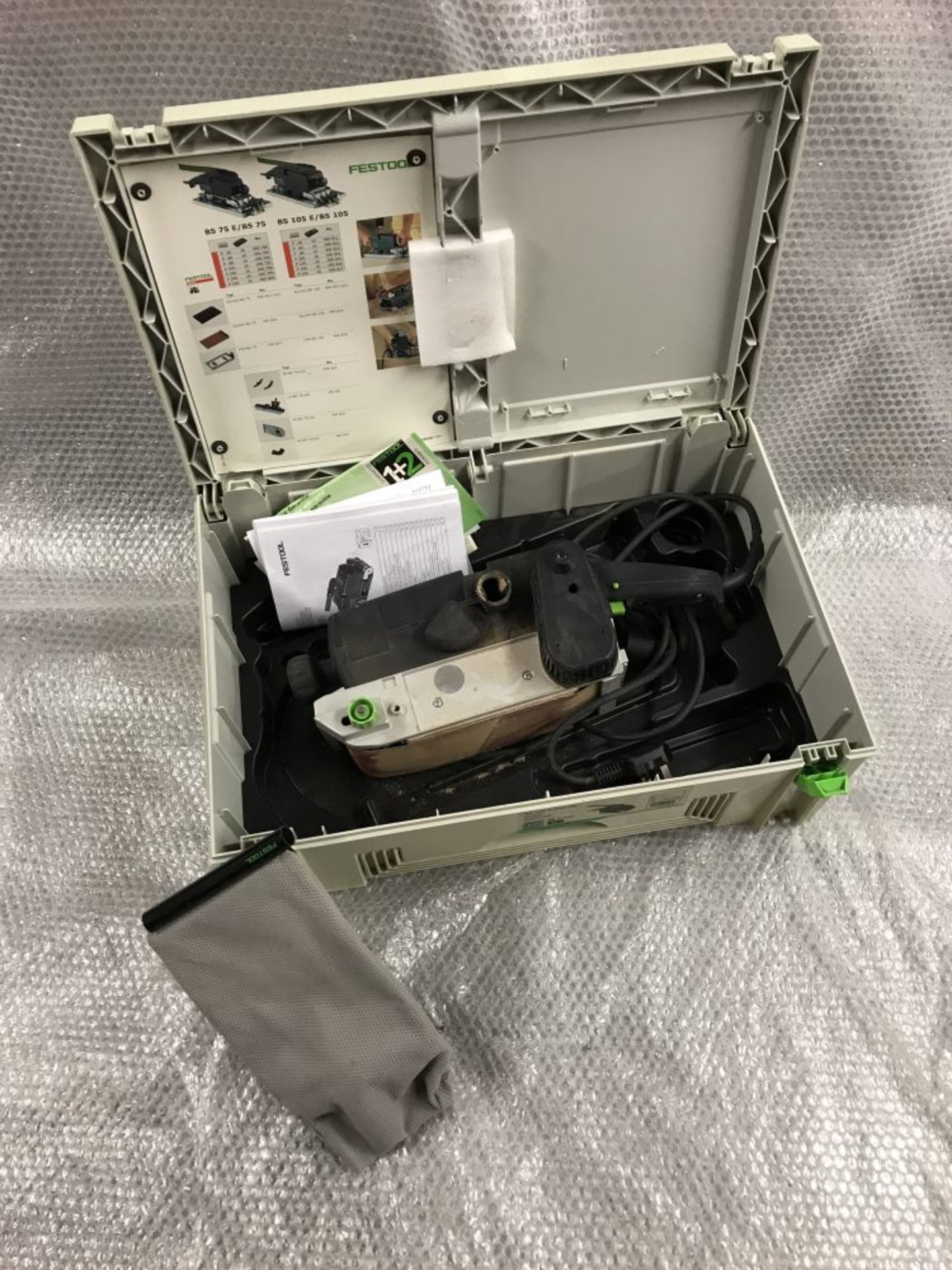 Festool BS 105 E-Plus GB belt sander, 240V