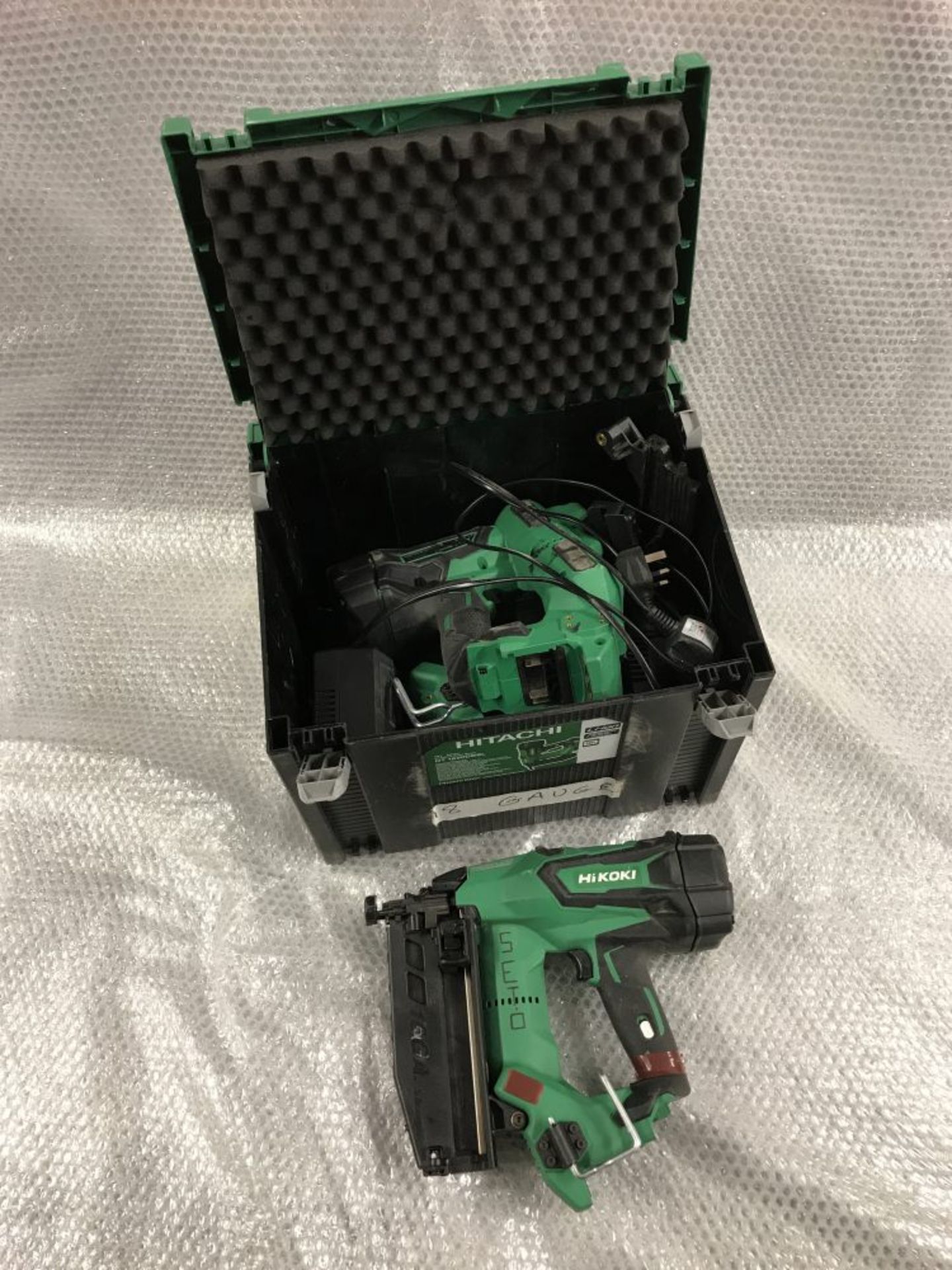 3 Hikoki NT1850E cordless brad nailers (see desc. for known faults) - Image 6 of 6