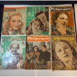 12x editions of 'Picturegoer' from 1930', 40' and 50' various conditions