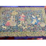 Wall tapestry with medieval theme, 188cm x 137cm