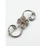 Vintage silver Brooch from the USA. Made by Stuart Nye in his North Carolina studio in the 1950s.