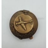 Nazi luftwaffe pocket compass brass 1941 (replica)