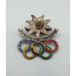 1936 olympic garnish partenkirchen badge