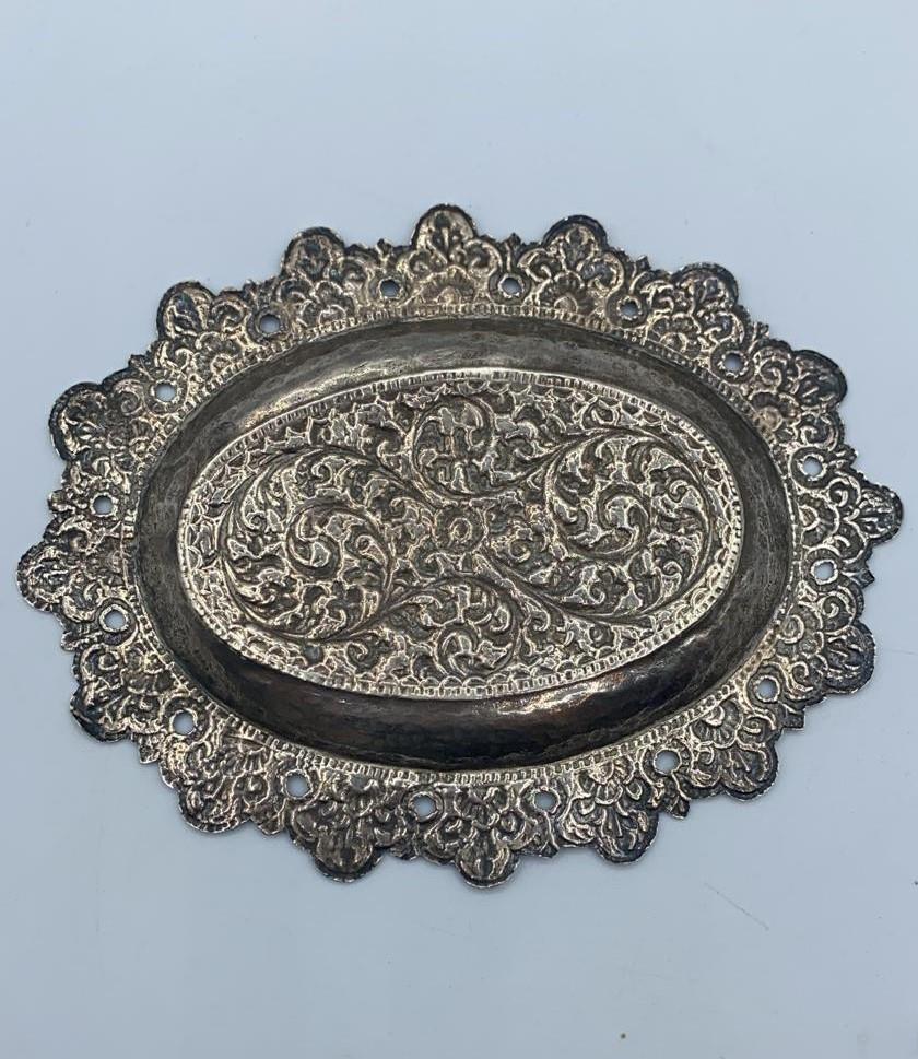 Small silver pin tray, weight 42g - Image 2 of 2