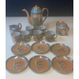 Child tea set (6 cups and saucers, tea pot, sugar bowl and creamer)