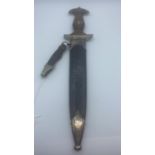 World War II regimental dagger worn by all ranks from 1934 (inscription 'All for Germany'), 37.5cm