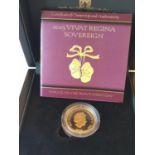 2013 VIVAT REGINA sovereign struck to celebrate the princess birth, untouched in capsule and