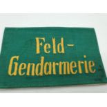 Armband German WWII Feld Gendarmerie