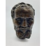 Bronze bust of Roman citizen- need base, 1166g weight and 15cm high
