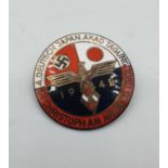 1942 Tirol Japan German day badge enamel