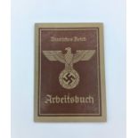 Deutsches Reich Arbeitsbuch (work book)