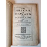 Leather bound edition of 'The historie of Edward the fourth king of England' printed by Thomas Cotes