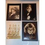 Set of 4 vintage stills from 'The Kiss 1929', 'Susan Lennox 1931', 'Camille 1936' and favourite