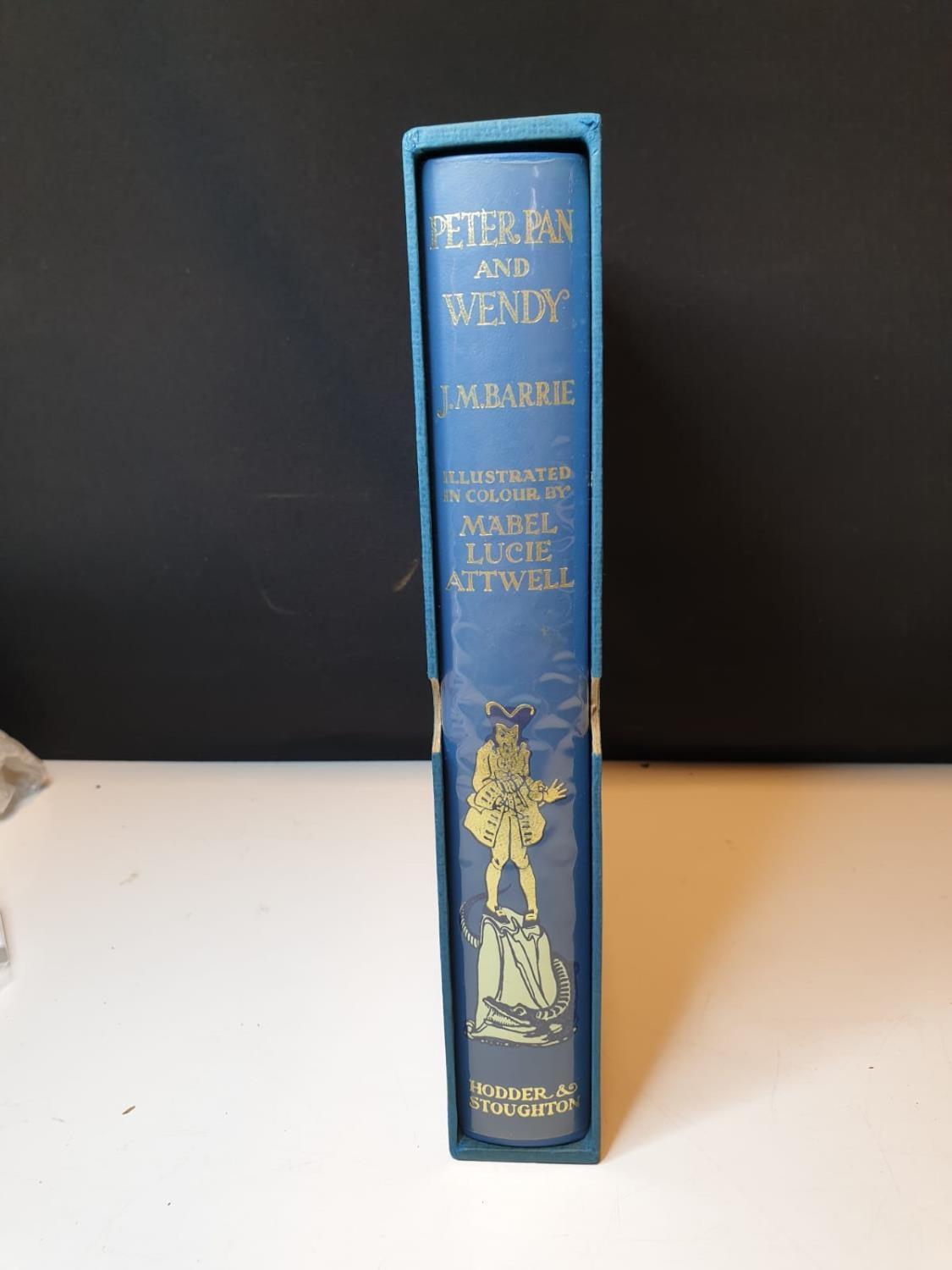 A boxed limited edition of 'Peter Pan and Wendy' by J.M Barrie no 96 of 500 never read, bound in - Image 7 of 18