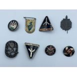 Assortment of 8 German 1930's lapel badges