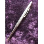 Vintage silver propelling pencil full working order, marking showing Sterling Life-long, engine