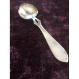 Vintage silver plate Roberts and Belk Honey spoon with their recognisable 'Drip Hook' to back of