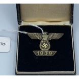 A box of Nazi party badge (1939)