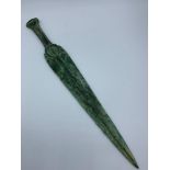 A very early bronze dagger believed to be circa 200/300 A.D. weight 237g