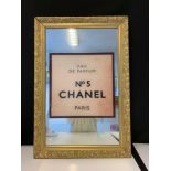 Chanel Mirror, size 56x83cm approx