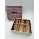 Set of 6 coronation shot glasses from June 1953