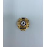 10K Yellow Gold American Legion Auxiliary Past President Pin dated 1948