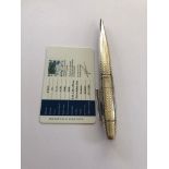 Le Lumiere Silver pen with diamond on tip (0.10ct diamond of 8 hearts and 8 arrows)with certificate